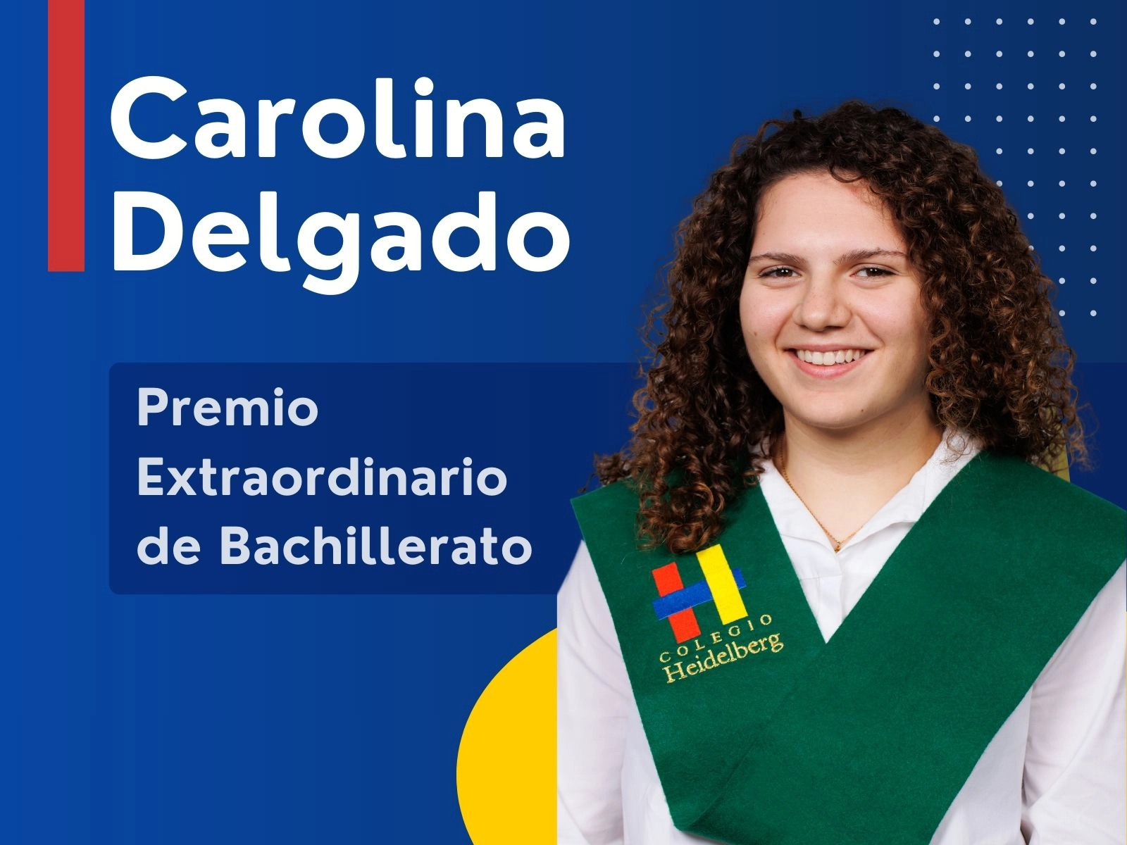 Carolina Delgado Premio Extraordinario Bachillerato