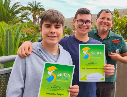 Tres alumnos de 3º de ESO llegan a la final nacional del concurso de lectura en alemán Seitenweise